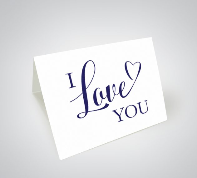 Printable I love You Card • Inkling Creative