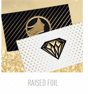 Raised Foil Cards