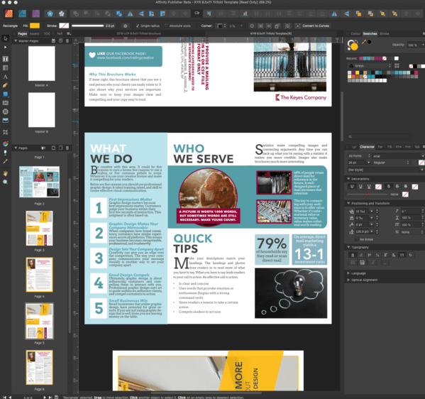 Learn Affinity Publisher Brochure