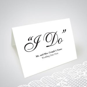 Printable Wedding Card